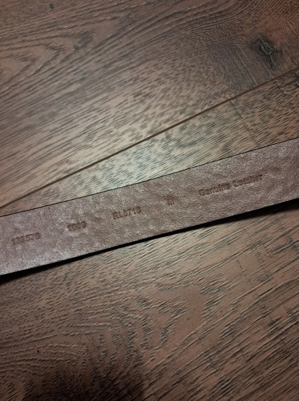 Women's Floral Embossed Brown Leather Belt with Decorative Buckle